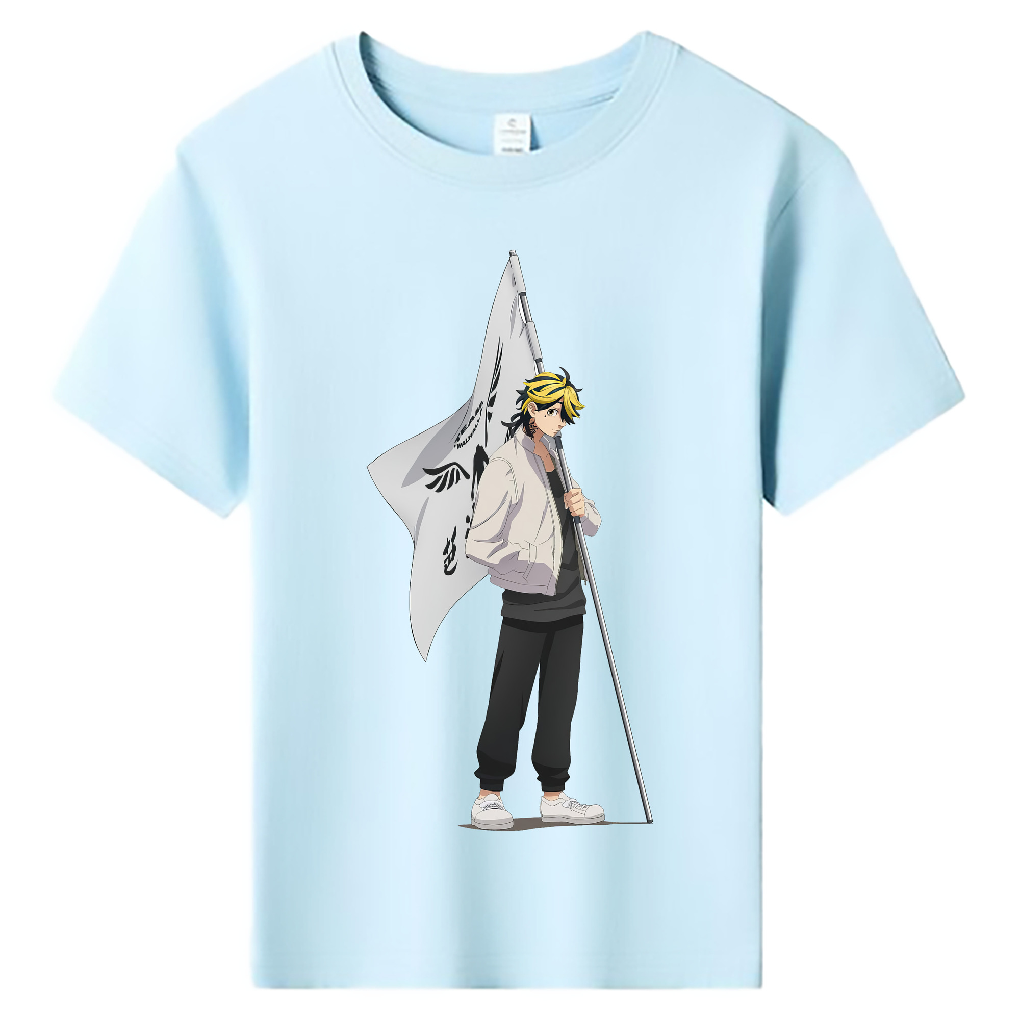 （画像用） 東京リベンジャーズ Tokyo Revengers 綿100％キッズTシャツ（フロントプリント）